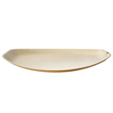 25 Tabletts, Palmblatt pure oval 37 cm x 25 cm x 3 cm