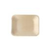 25 Tabletts, Palmblatt pure eckig 16 cm x 12 cm x 2,5 cm