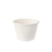 50 Schalen, Zuckerrohr pure 100 ml Ø 7,5 cm · 5,3 cm weiss