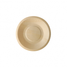 50 Fingerfood - Teller, Holz pure rund Ø 14 cm · 2 cm