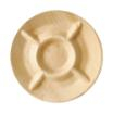 6 Teller, Palmblatt "pure" 5-geteilt Ø 24,5 cm · 2 cm