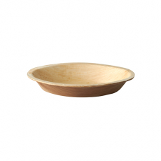 6 Teller, Palmblatt pure oval 18 cm x 11,5 cm x 3 cm