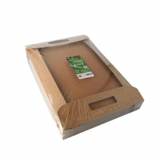 10 Tragetabletts, Pappe pure 4,5 cm x 45,7 cm x 30,7 cm braun 100% Fair