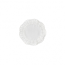 100 Tortenspitzen Fine Line rund Ø 15 cm weiss "Firenze" Premium-Qualität