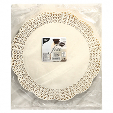 100 Tortenspitzen Fine Line rund Ø 28 cm weiss "Firenze" Premium-Qualität