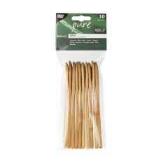 10 Löffel, Bambus pure 16,5 cm