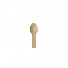100 Fingerfood - Löffel, Holz pure 7,6 cm
