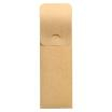500 Bestecktaschen 23,5 cm x 7,3 cm natur inkl. weißer Serviette 40 x 40 cm 2-lag.