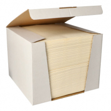 100 Servietten ROYAL Collection 1/4-Falz 40 cm x 40 cm champagner