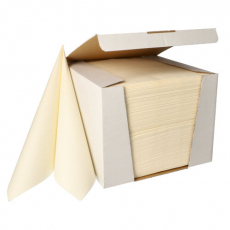 100 Servietten ROYAL Collection 1/4-Falz 40 cm x 40 cm champagner