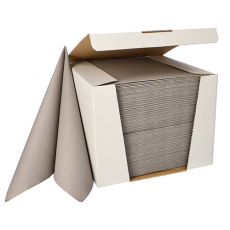 100 Servietten ROYAL Collection 1/4-Falz 40 cm x 40 cm grau