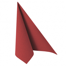100 Servietten ROYAL Collection 1/4-Falz 40 cm x 40 cm bordeaux