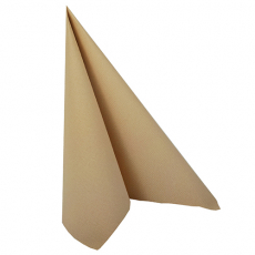 100 Servietten ROYAL Collection 1/4-Falz 40 cm x 40 cm sand