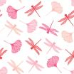 20 Servietten, 3-lagig 1/4-Falz 40 cm x 40 cm rose Ginko