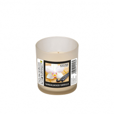 Flavour by GALA Duftkerze im Glas Ø 70 mm · 77 mm elfenbein - Sandalwood-Vanilla Indro