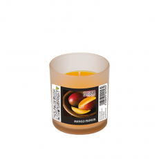 Flavour by GALA Duftkerze im Glas Ø 70 mm · 77 mm pfirsich - Mango-Papaya Indro
