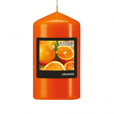 "Flavour by GALA" Duft-Stumpenkerze Ø 58 mm · 110 mm orange - Orange