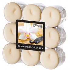 18 Flavour by GALA Duftlichte Ø 37,5 mm · 16,6 mm elfenbein - Sandalwood-Vanilla