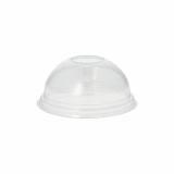 50 Dom-Deckel Hurricane, PET rund Ø 9,5 cm · 4,5 cm glasklar ohne Lochung