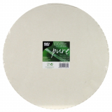 100 Tortenunterlagen, Pappe pure rund Ø 30 cm weiss mit gezacktem Rand
