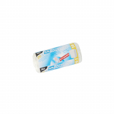 30 Müllbeutel mit Tragegriffen, HDPE 10 l 42 cm x 39,5 cm transparent