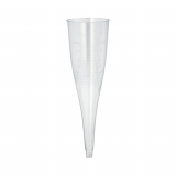 50 Stiel-Gläser (Oberteile) für Sekt, PS 0,1 l Ø 5 cm · 17,5 cm glasklar