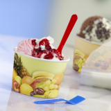 200 Eisbecher, Pappe rund 150 ml Ø 7,7 cm · 5,5 cm Früchte