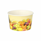200 Eisbecher, Pappe rund 250 ml Ø 10 cm · 6 cm Früchte