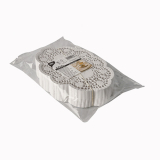 500 Mokkadeckchen oval 22 cm x 15 cm weiss