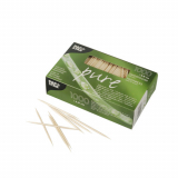 1000 Zahnstocher, Holz pure rund 6,8 cm