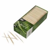 1800 Zahnstocher, Holz pure rund 6,8 cm