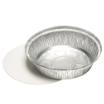 25 Schalen, Alu + Einlegedeckel, PP-beschichtet rund 0,77 l Ø 18,2 cm · 4 cm