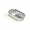 10 Schalen, Alu + Einlegedeckel, PE-beschichtet eckig 1 l 5,4 cm x 11 cm x 21,3 cm