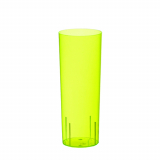 10 Gläser für Longdrinks, PS 0,3 l Ø 5,85 cm · 15,2 cm gelb