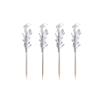 1000 Deko-Picker 6,8 cm weiss Frills