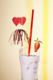 100 Deko-Picker 22 cm rot Amore