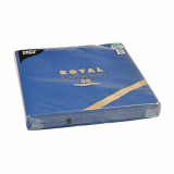 20 Servietten ROYAL Collection 1/4-Falz 40 cm x 40 cm dunkelblau