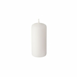 10 Stumpenkerzen Ø 40 mm · 90 mm weiss