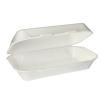 100 Allzweckboxen mit Klappdeckel, XPS 1800 ml 7,5 cm x 24 cm x 13,3 cm weiss