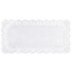 250 Spitzenpapiere eckig 34 cm x 17 cm weiss
