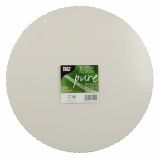10 Tortenunterlagen, Pappe pure rund Ø 30 cm weiss mit gezacktem Rand