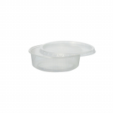 100 Verpackungsbecher, PP rund 125 ml Ø 10,1 cm · 3,1 cm transparent