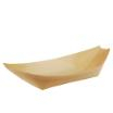 50 Fingerfood - Schalen, Holz pure 25 cm x 10 cm Schiffchen