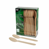 100 Löffel, Holz pure 15,7 cm