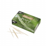 1000 Zahnstocher, Holz pure rund 6,8 cm