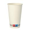 50 Trinkbecher, Pappe To Go 0,4 l Ø 9 cm · 13,9 cm weiss