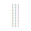 25 Trinkhalme, Papier Ø 6 mm · 20 cm farbig sortiert Dots