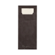 520 Bestecktaschen 20 cm x 8,5 cm schwarz inkl. weißer Serviette 33 x 33 cm 2-lag.