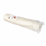 50 Suppenbecher, Pappe To Go rund 350 ml Ø 9,9 cm · 7 cm weiss