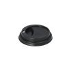 100 Dom-Deckel, PS To Go rund Ø 8 cm · 2,4 cm schwarz